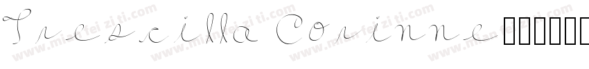 Trescilla Corinne字体转换